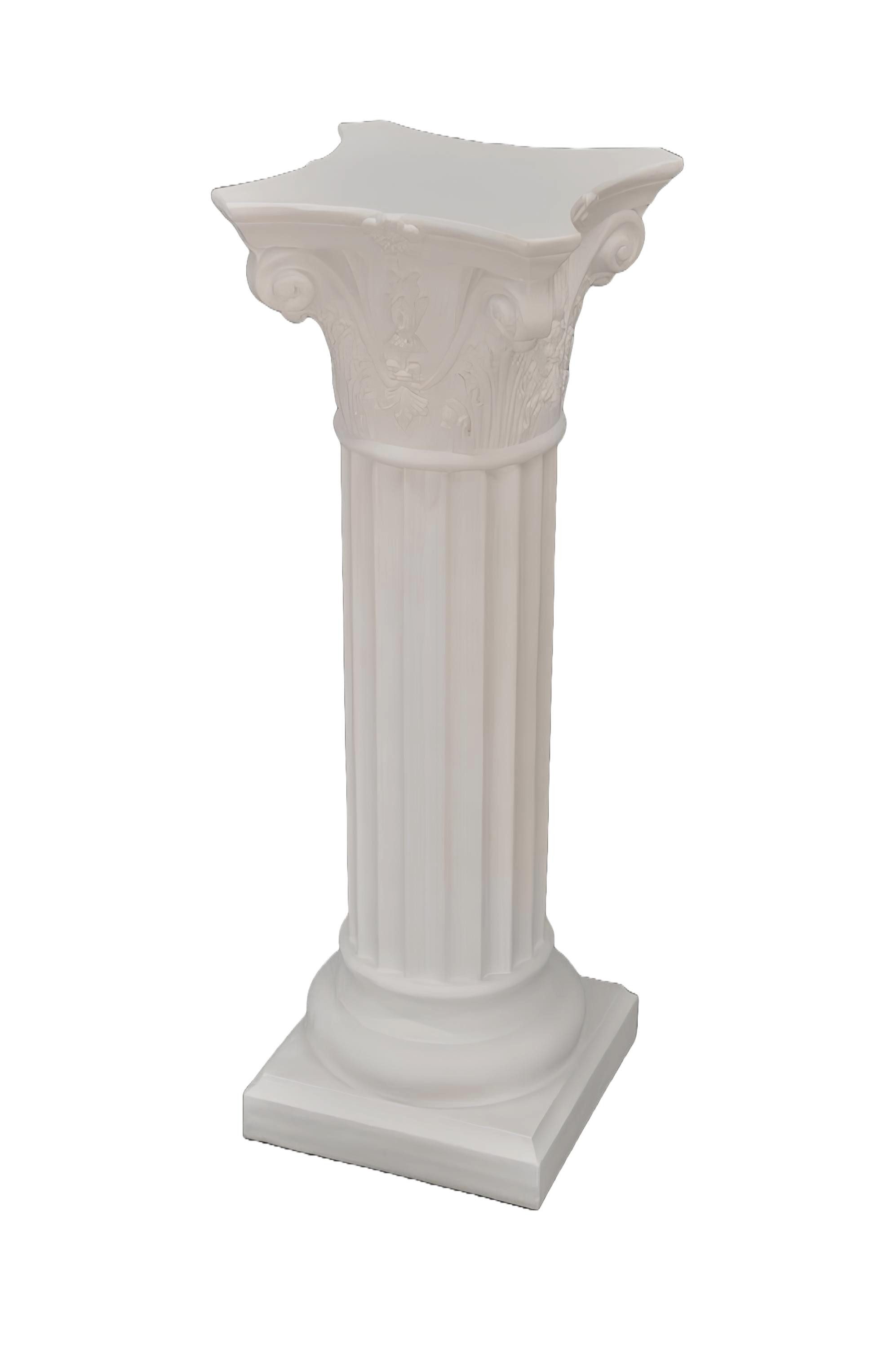 Dekosäule Medusa Säule Römische Säulen Marmor Figur Deko Dekoration Ständer