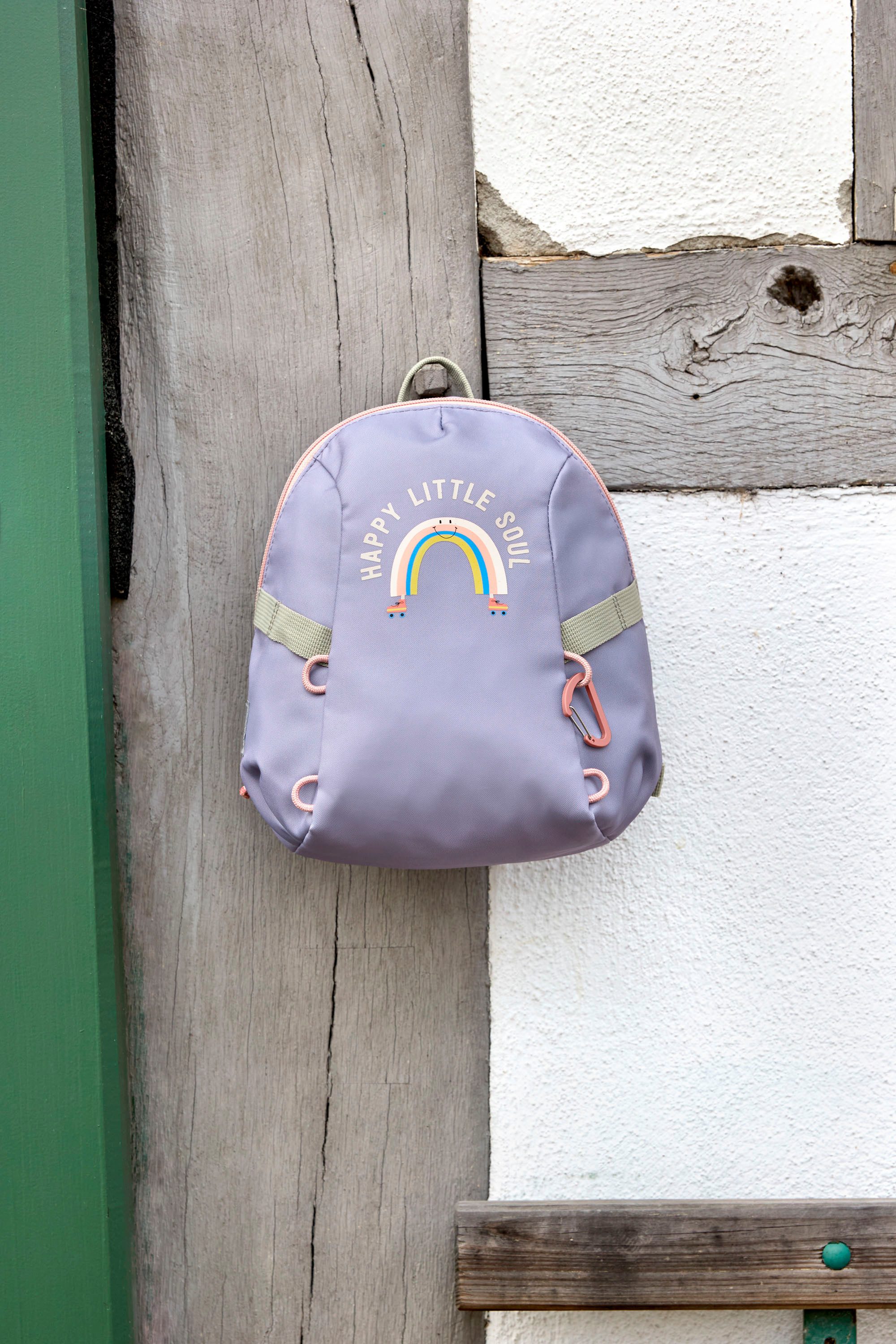 LÄSSIG Kinderrucksack Tiny Backpack Outdoor Rainbow pastel lilac