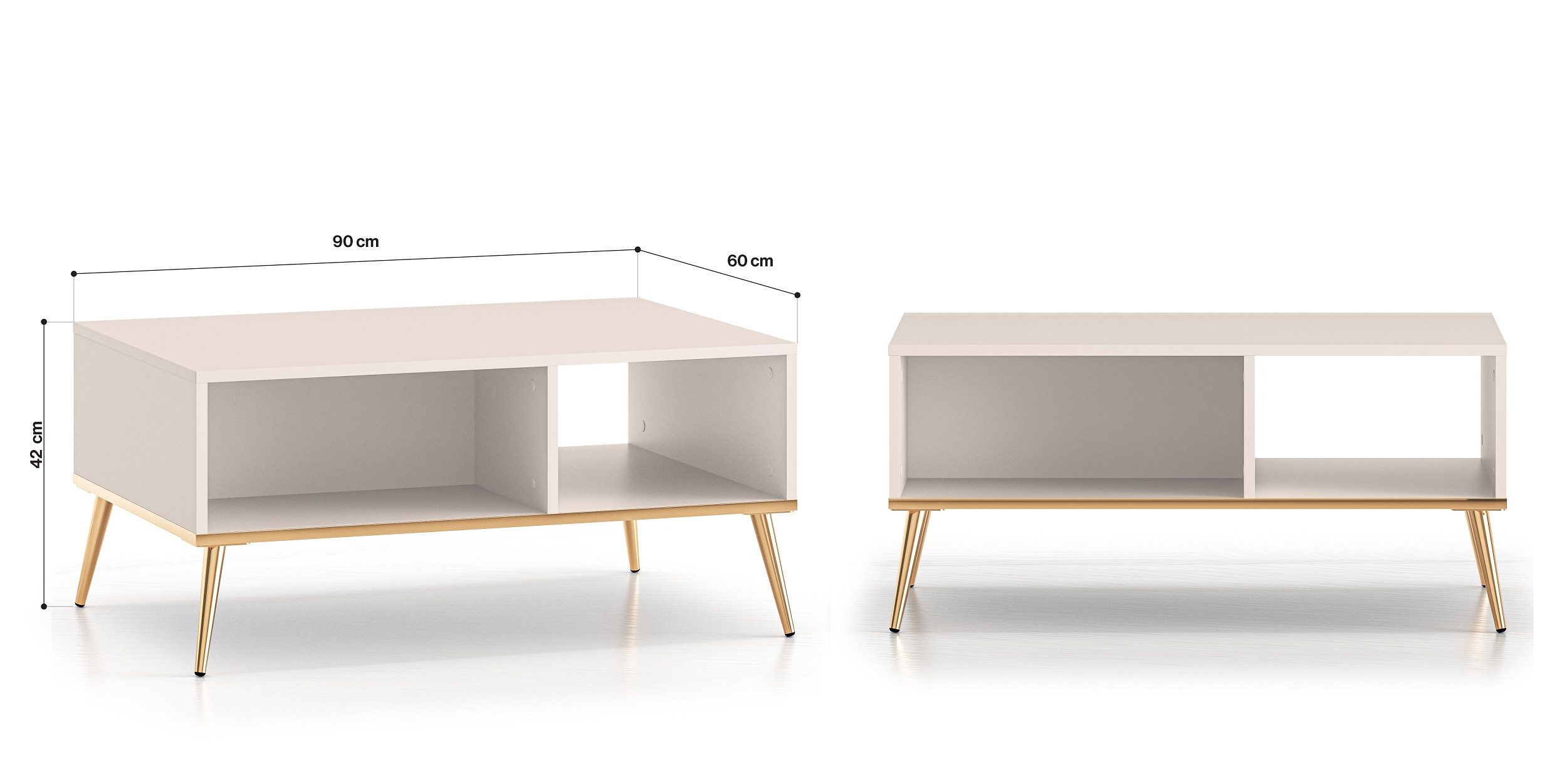 Marmex Möbel Couchtisch SELGIN 07 Kaffeetisch Wohnzimmertisch