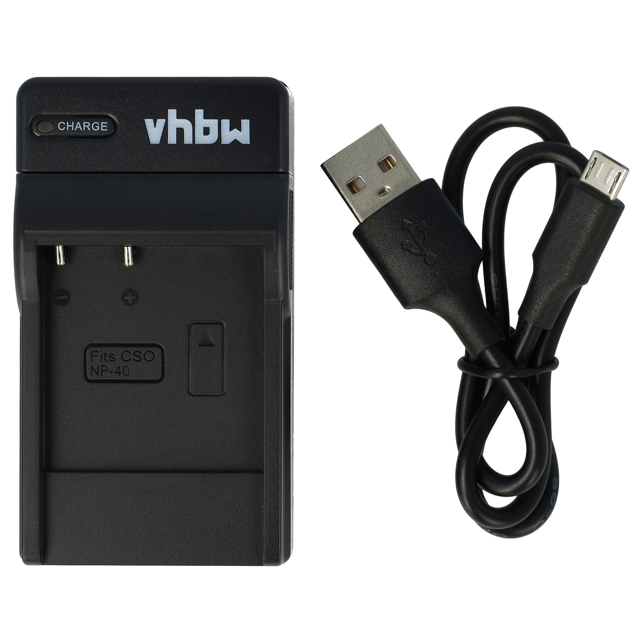 vhbw passend für Silvercrest DV-1000HD, DV-5300HD Kamera / Foto DSLR / Foto  Kamera-Ladegerät