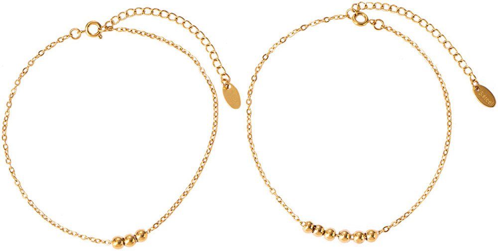 Fußketten Set Schmuck Geschenk Körperschmuck Kugeln