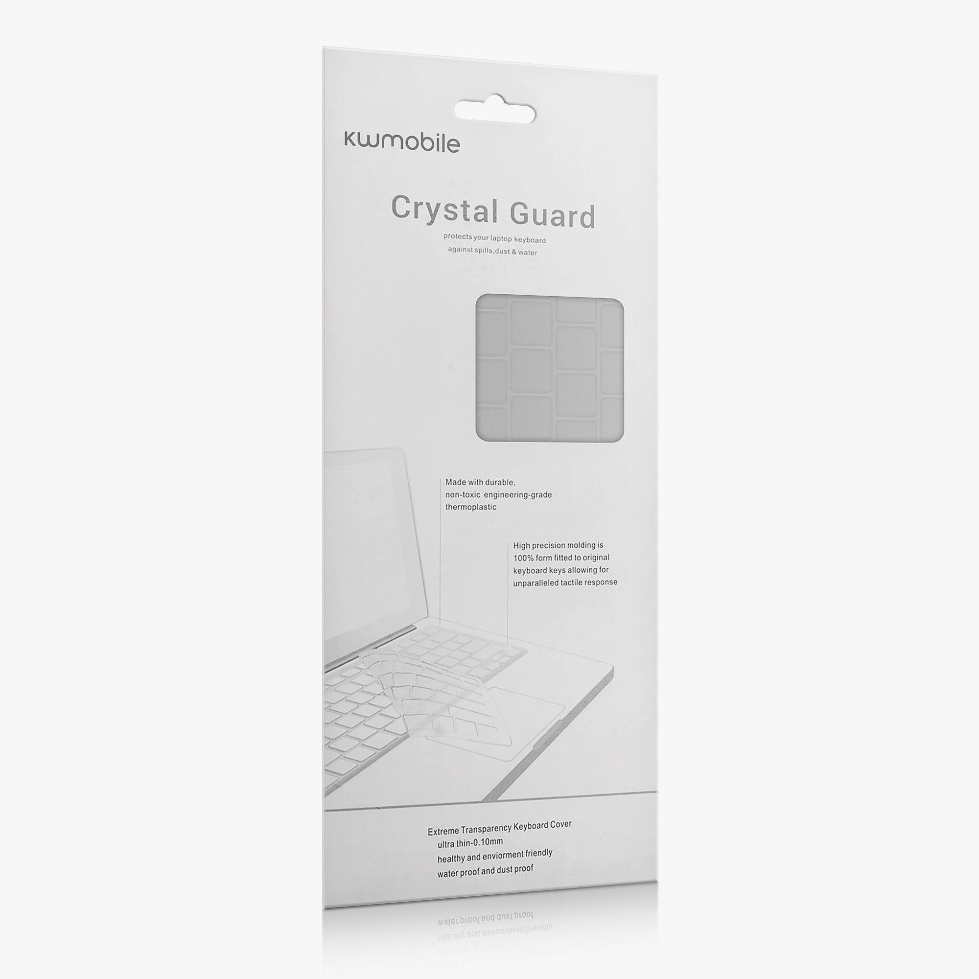 kwmobile Schutz-Set Silikon Tastaturschutz für Apple Macbook Air 13 M4 2025 A3240, Keyboard Cover - Abdeckung unbeschriftet - Transparent – Bild 5 von 5