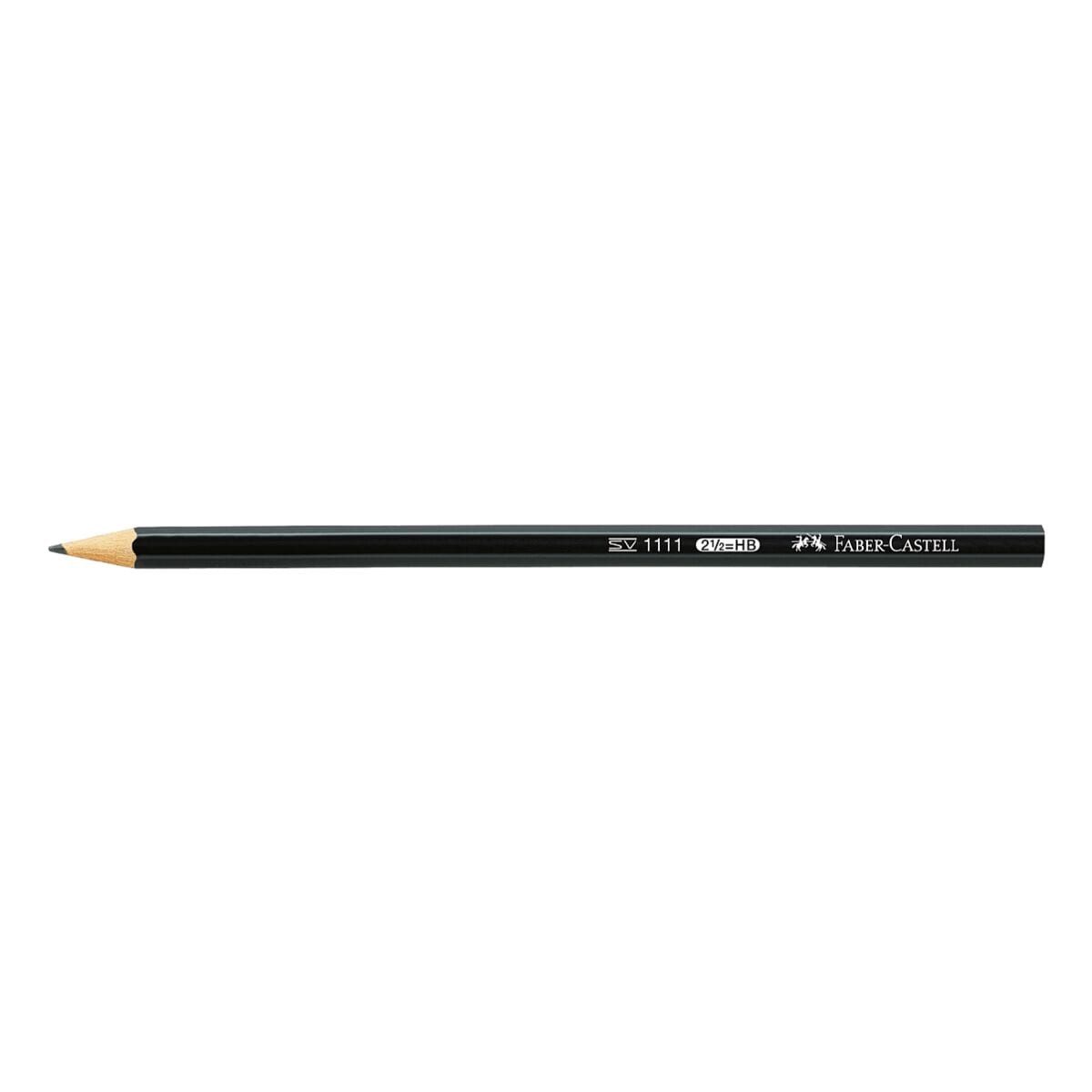 Faber-Castell Bleistift 1111, HB (mittelweich), Sechskant