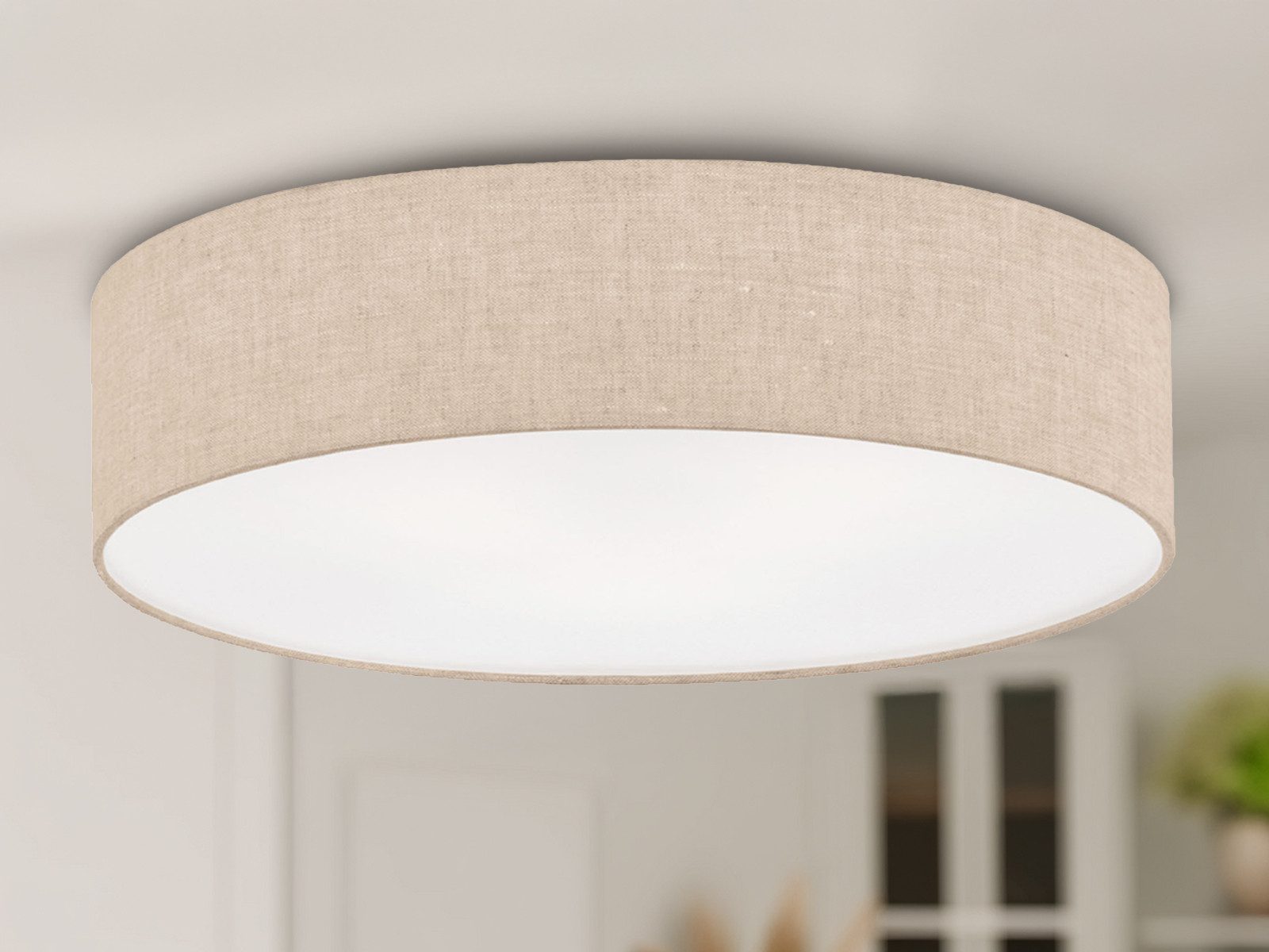 FISCHER & HONSEL LED Deckenleuchte, Dimmfunktion, LED wechselbar, Warmweiß, günstig online kaufen