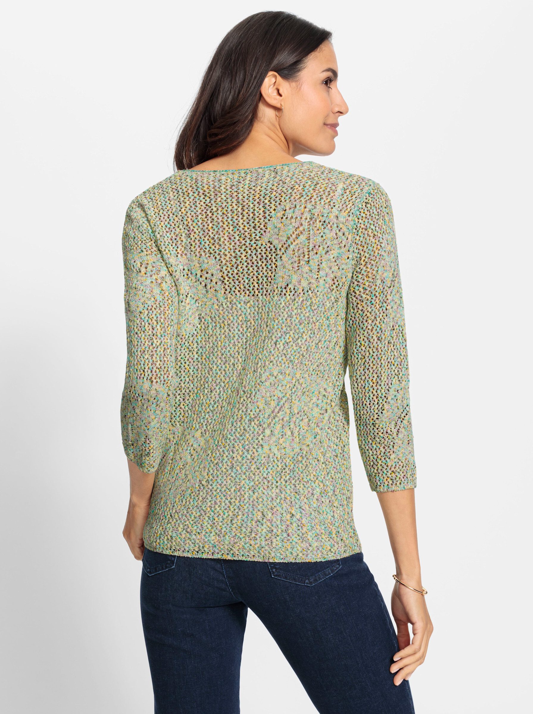 Witt Strickpullover Ajour-Pullover 3/4-Arm günstig online kaufen