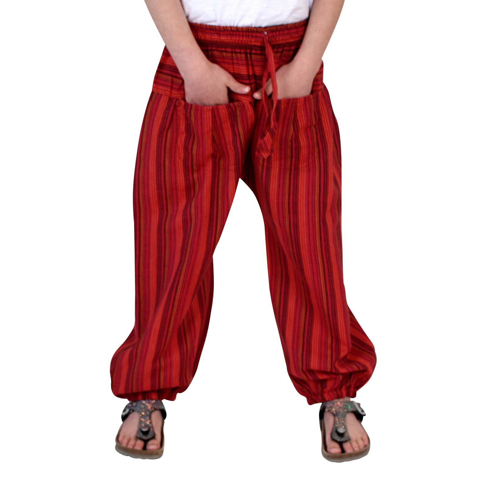 BUDDHA arts&more Haremshose Gestreifte Aladin Haremshose
