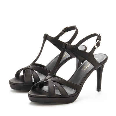 High Heel Sandaletten kaufen » Große Auswahl & top Service LOVE MOSCHINO High Heel Sandalette mit goldfarbenen Akzenten