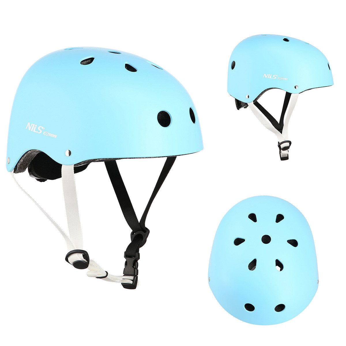 Skatehelm Helm Kinderhelm Fahrradhelm Blue verschiedene Größen