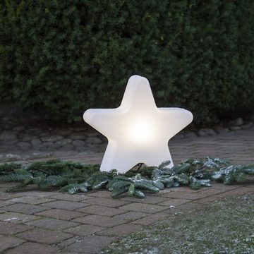 STAR TRADING Gartenleuchte Outdoor Leuchte Gardenlight Stern E27 mit Erdspieß, keine Angabe, Leuchtmittel enthalten: Nein, warmweiss, LED Weihnachtssterne