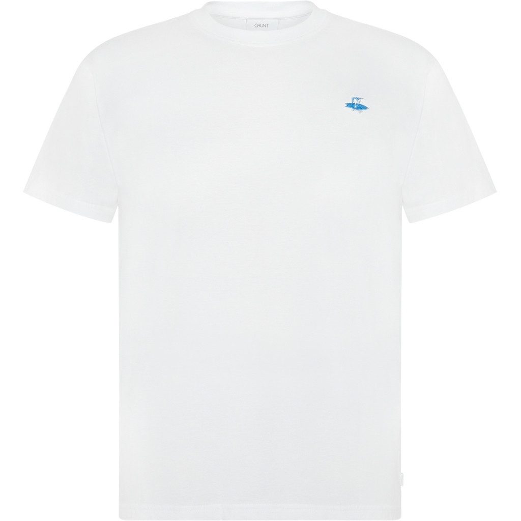 GRUNT T-Shirt GRArun (1-tlg) T-Shirt GRArun in Weiß – Kinder T-Shirt mit Print-Design