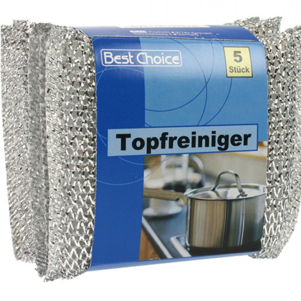 Choice 4 Scheuerpads x 10x8cm Topfreiniger Geschirrschwamm Best 5er