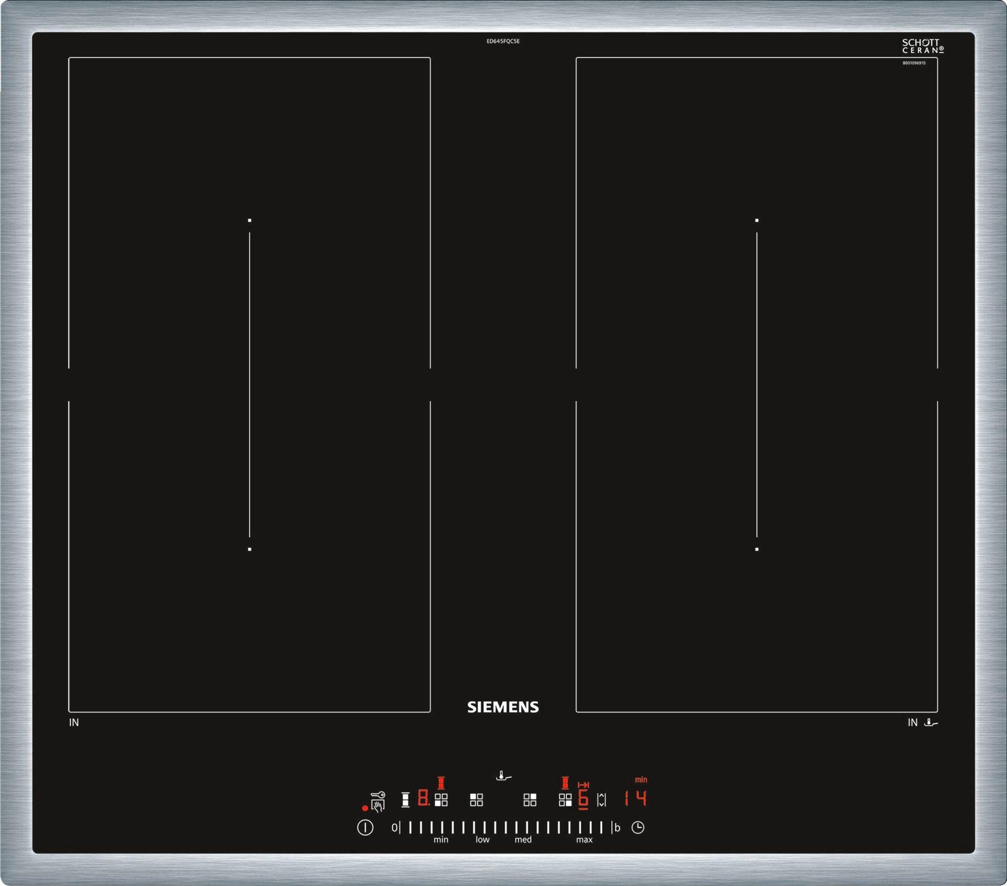 SIEMENS Backofen-Set iQ500 HB113FBS0 + ED645FQC5E, mit ...