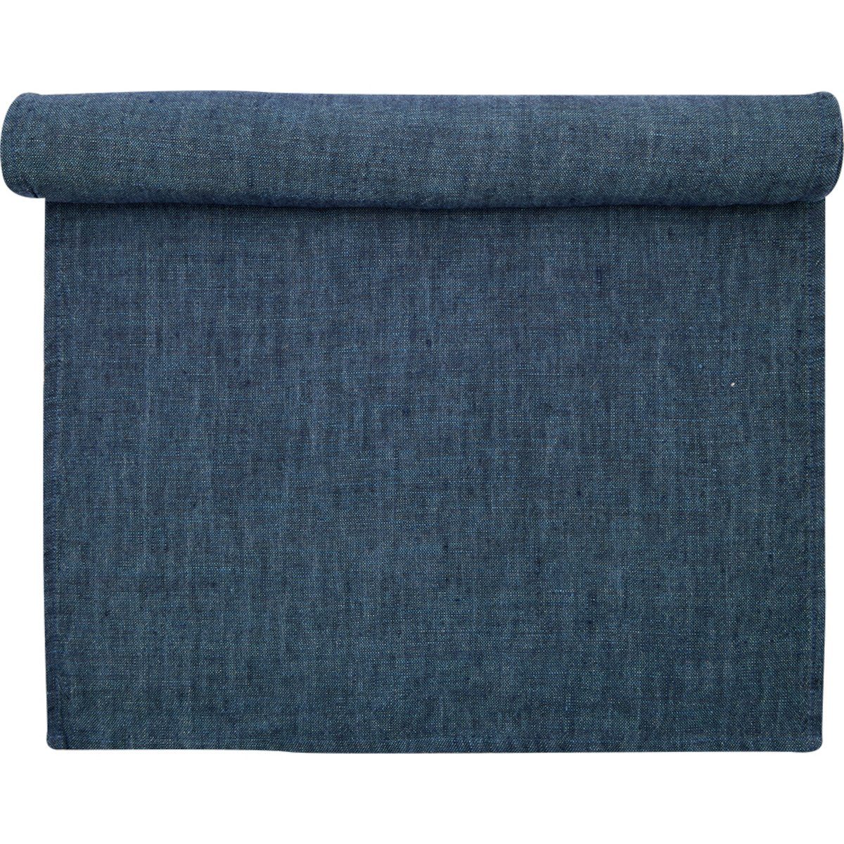 Greengate Tischläufer Leinen Tischläufer marineblau 45x140cm
