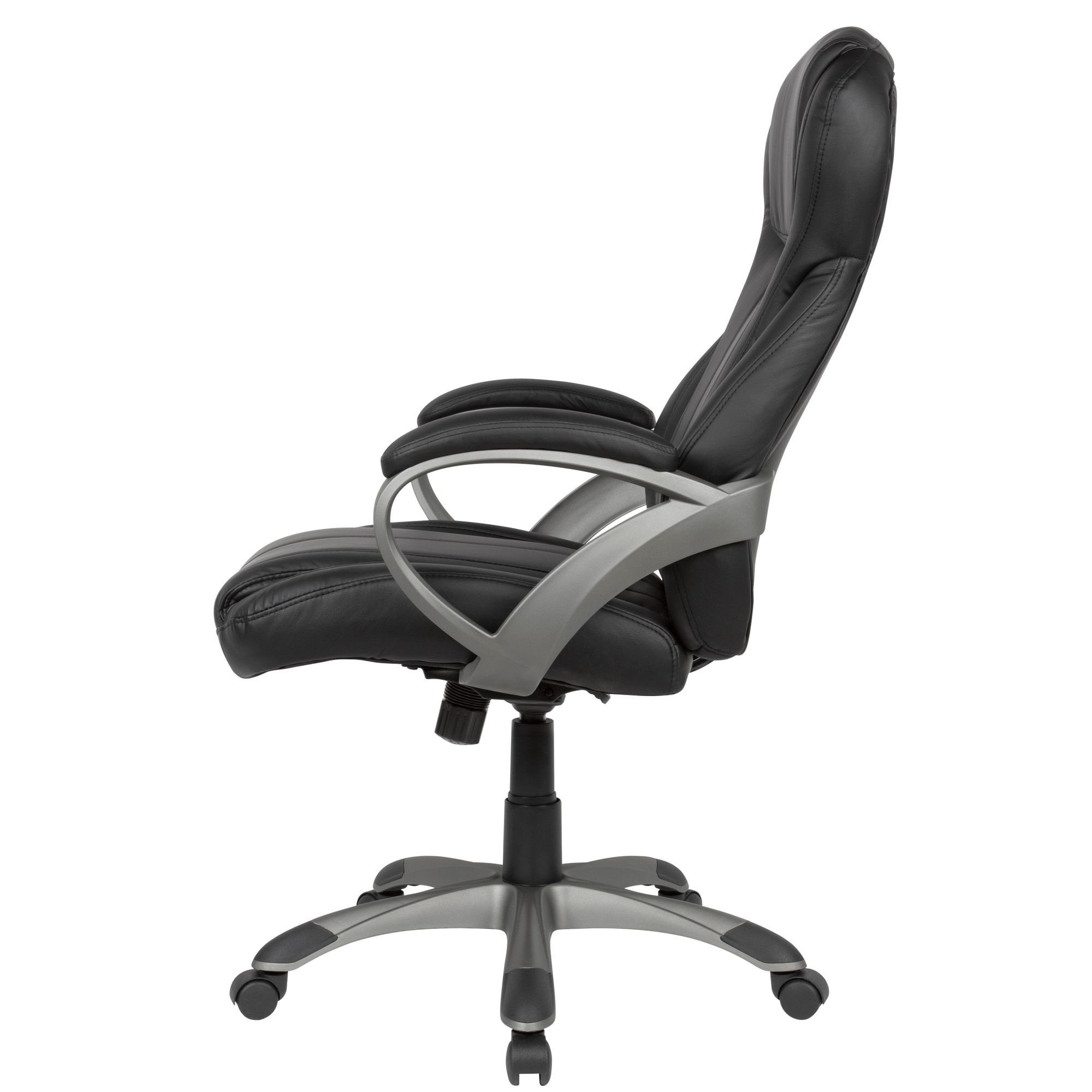 Armlehnen Bürostuhl mit Schwarz, Modern, Bürodrehstuhl SPM1.415 Amstyle kg), Chefsessel (Kunstleder Schreibtischstuhl bis 120