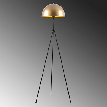 Opviq Stehlampe Can OPV, Gold,Schwarz, 50 x 50 cm, Metallkörper