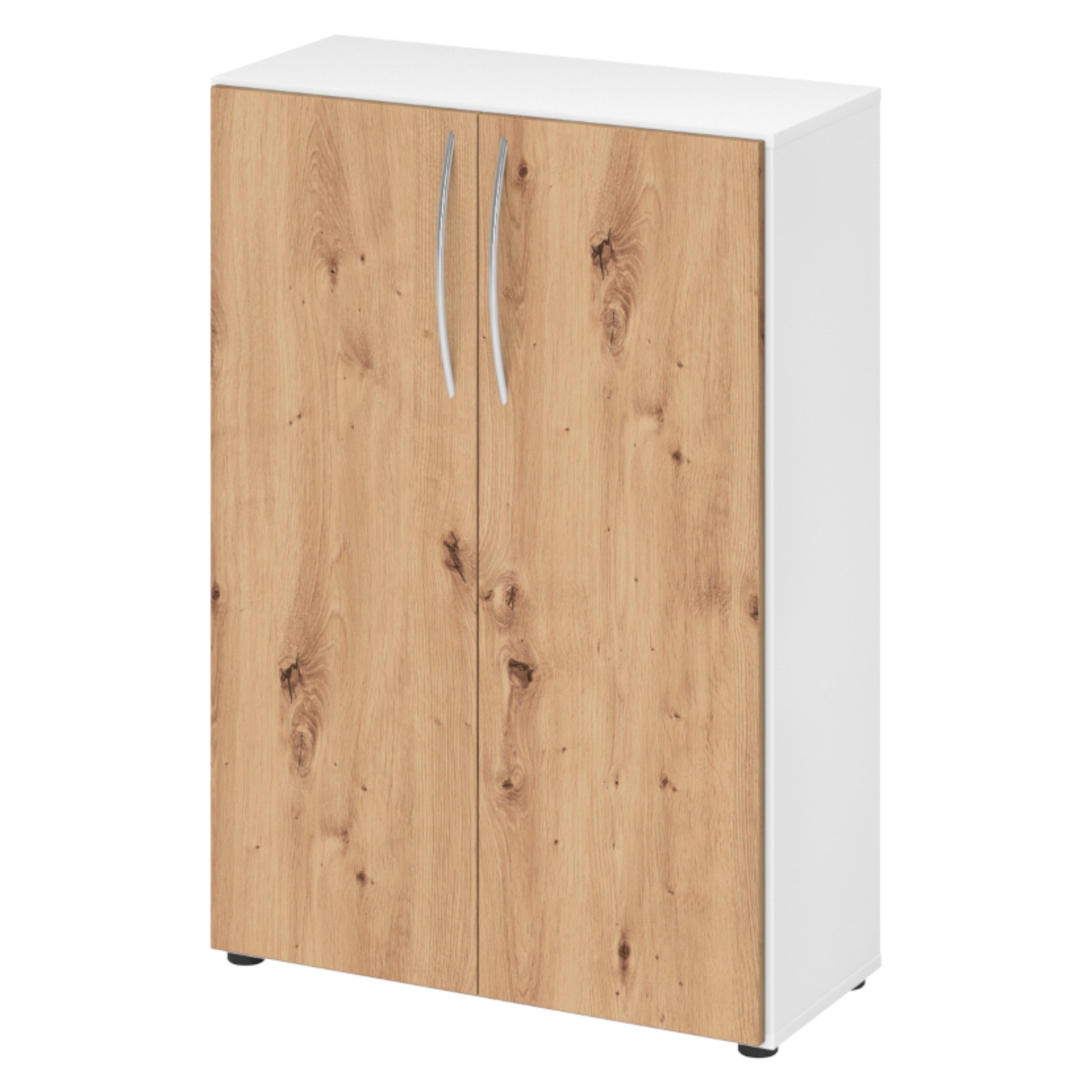 bümö Aktenschrank basic Aktenschrank Dekor: Weiß/Asteiche