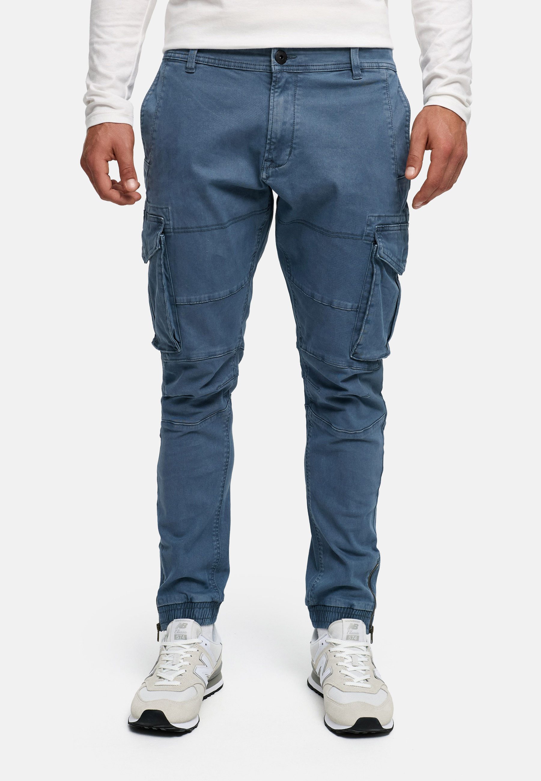 INDICODE Cargohose Herren Alex Cargo Hose Herrenhose mit 6 praktischen Taschen – Bild 3 von 5