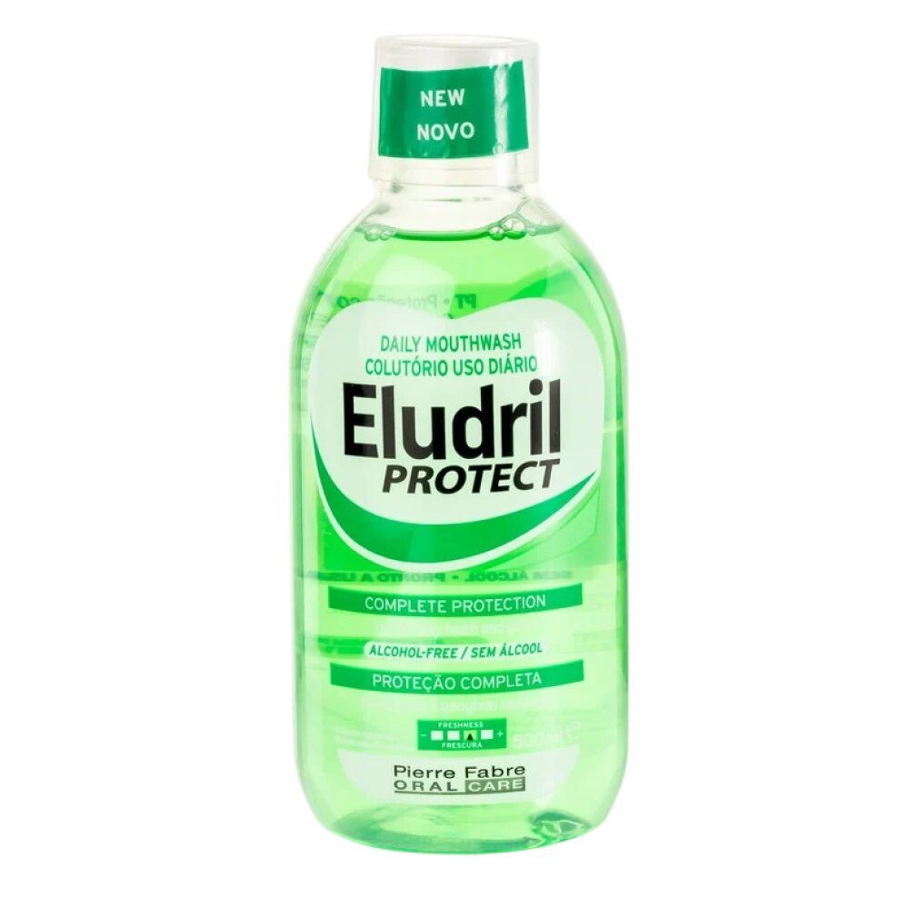 Pierre Fabre Mundspülung Eludril, Mundwasser, vollständiger Schutz, 500 ml, (Packung)