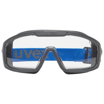 Uvex Arbeitsschutzbrille uvex i-guard+ 9143267 Vollsichtbrille Grau, Blau