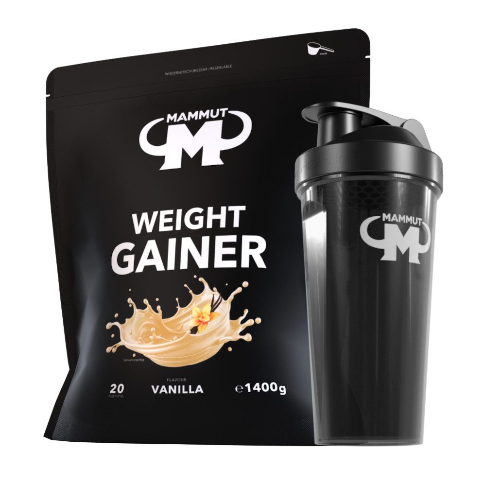 Mammut Nutrition 1,4 kg Weight Gainer Bundle Pulver, 1400 g