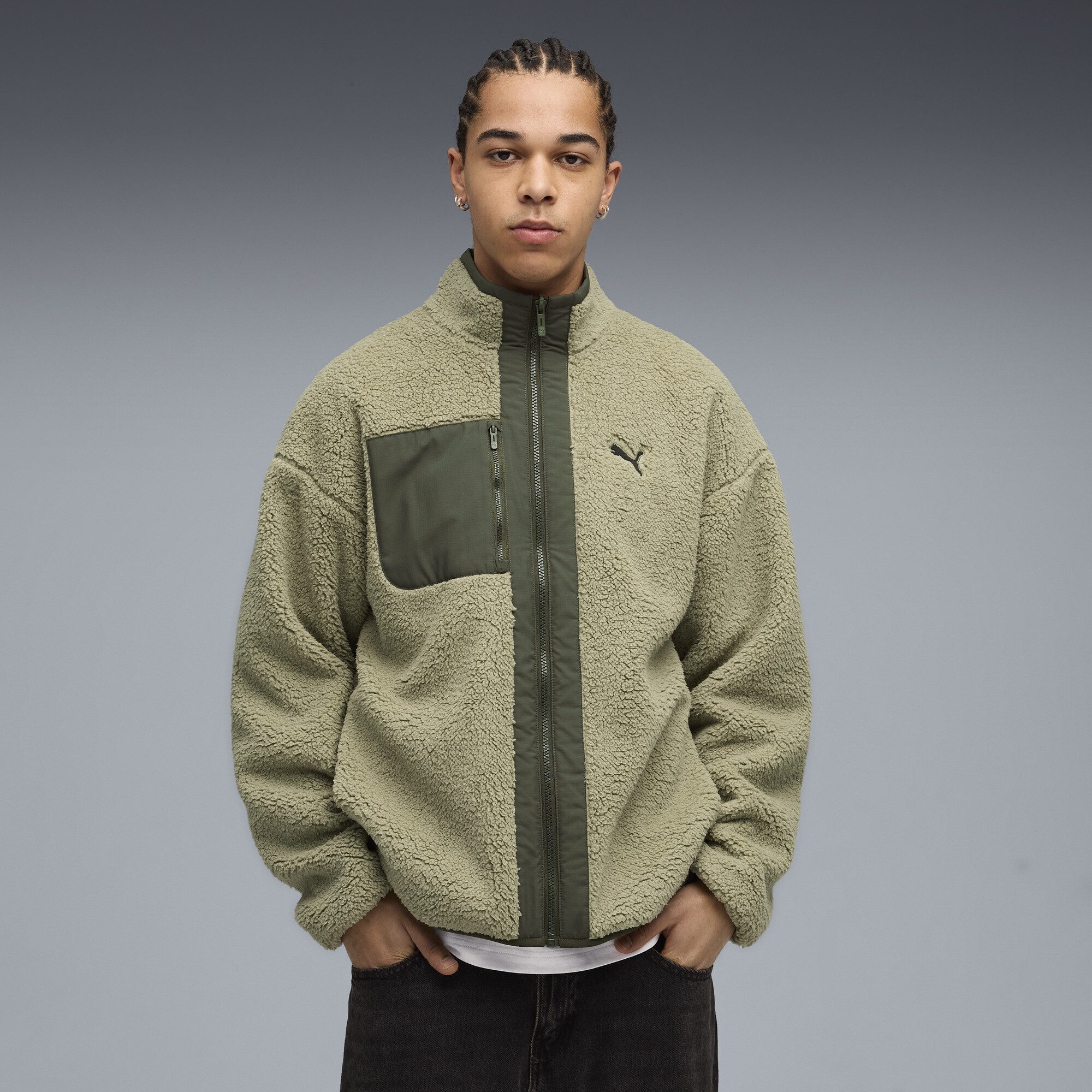 PUMA Winterjacke Hybrid Sherpa Wendbare Jacke günstig online kaufen