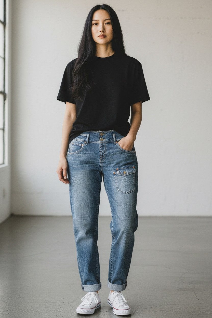 Herrlicher Cargojeans Herrlicher, Dido Jeans aus Baumwolle im angesagten Cargo Style bequem, abgesetzte Taschen