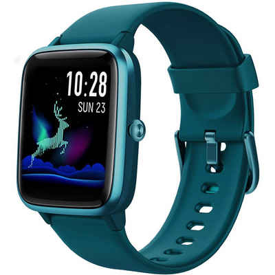 BEARSU Smartwatch, Fitness Tracker Uhr 1.3" HD Voll Touchscreen, Damen Herren Uhren Watch für Android IOS, IP68 Fitness Uhr mit Pulsmesser Schlafmonitor Stoppuhr Musiksteuerung, Sportuhr Aktivitätstracker Fitnessuhr