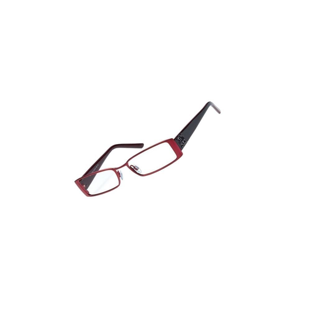 Fossil Очкиgestell Korrektionsfassung Brille Metall Kunststoff Rot 52/17/135 - OF1137600, Metall und Kunststoff