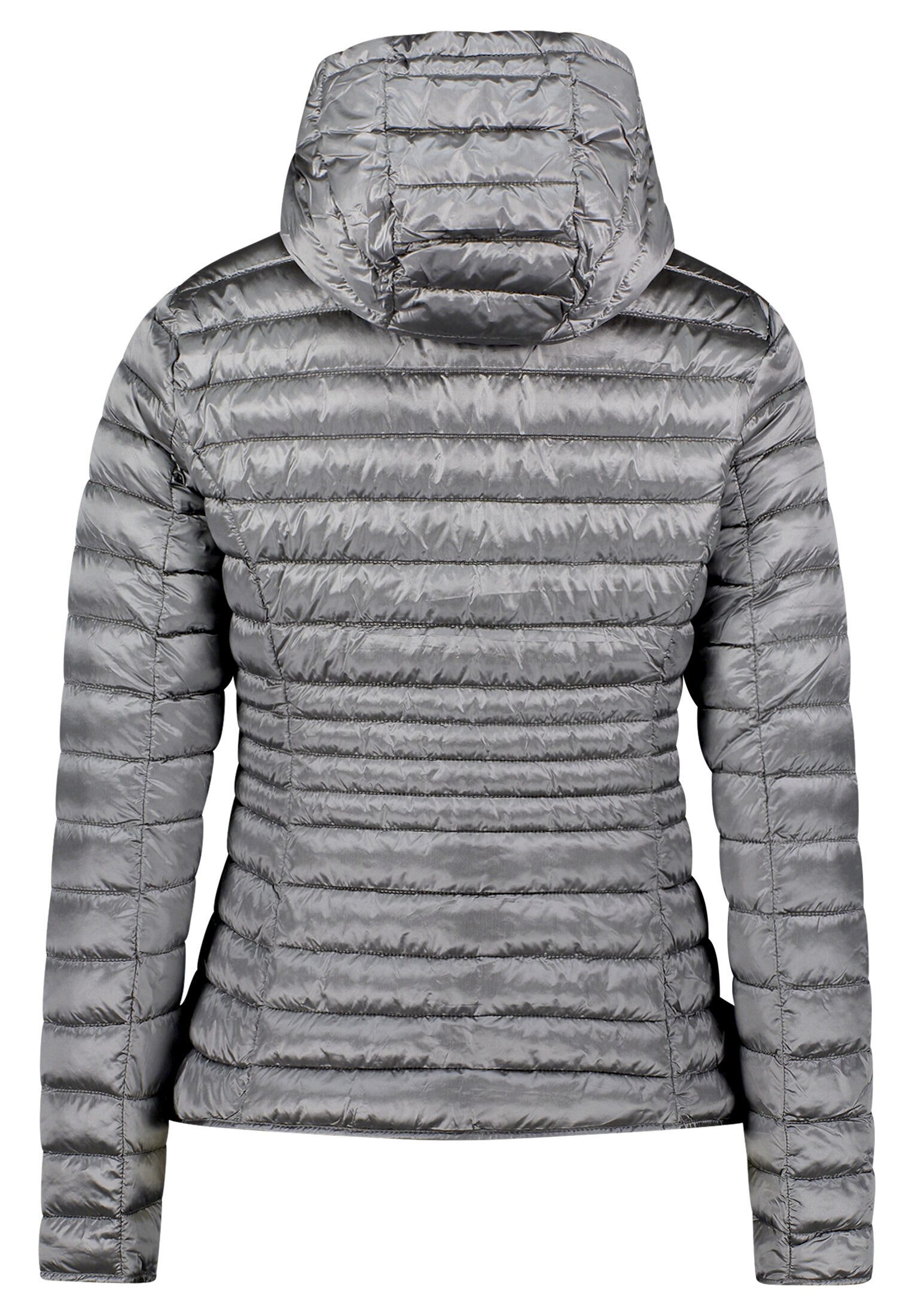 Cartoon Steppjacke Damen mit Reißverschlusstaschen