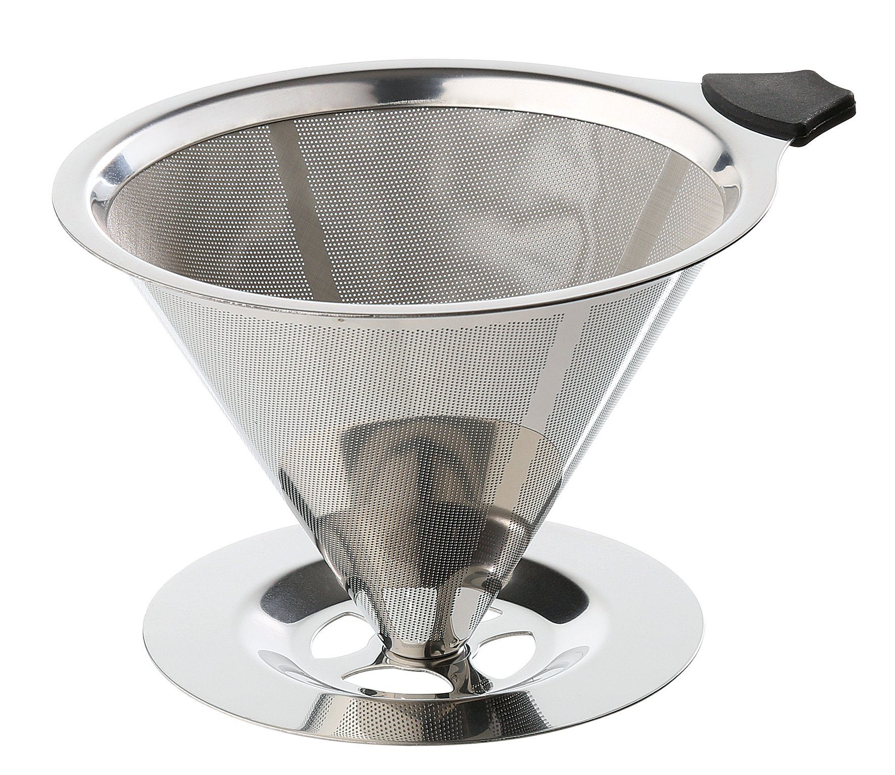 Cilio Permanentfilter Cilio - Permanent Kaffee Filter Dauerfilter Kaffeebereiter Edelstahl