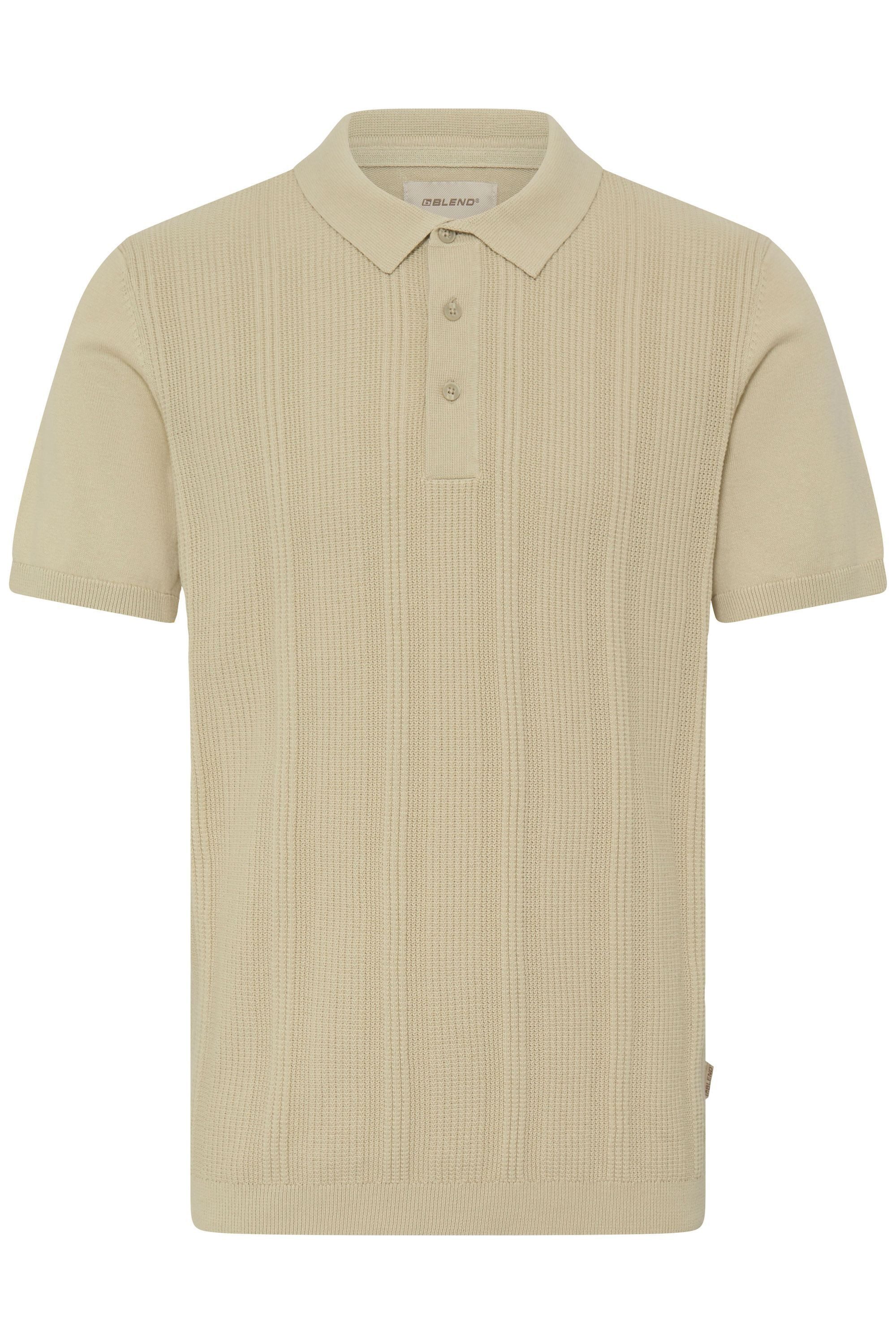 Blend Poloshirt BHBaron (1-tlg) Stilvolles Feinstrick-Poloshirt mit strukturiertem Rippmuster