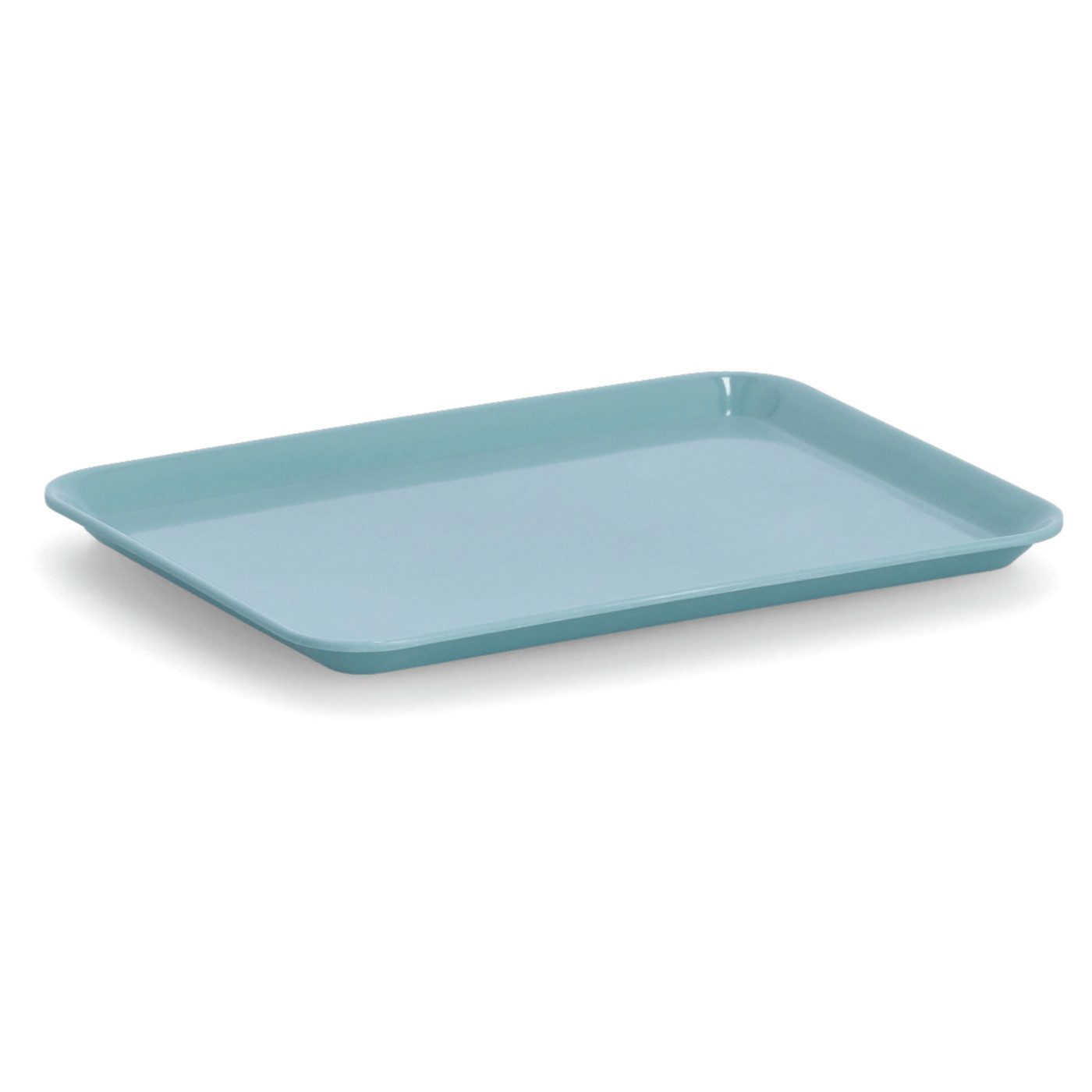 Basera® Tablett, kratzfest, Melamin, (1-tlg), weiß, 24 x 18 cm