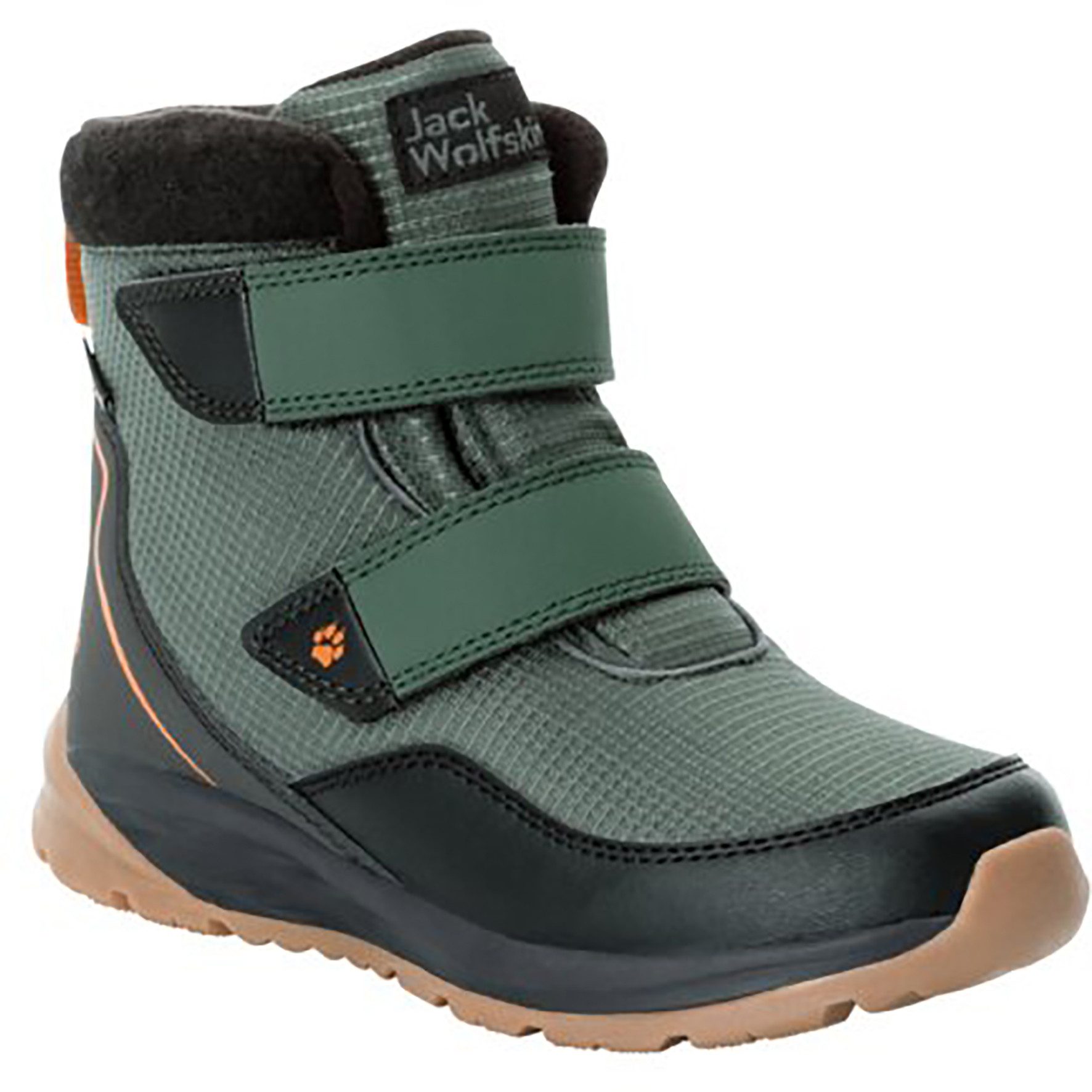 Jack Wolfskin POLAR BEAR TEXAPORE MID VC K Winterstiefel wasserdicht mit  Klettverschluss