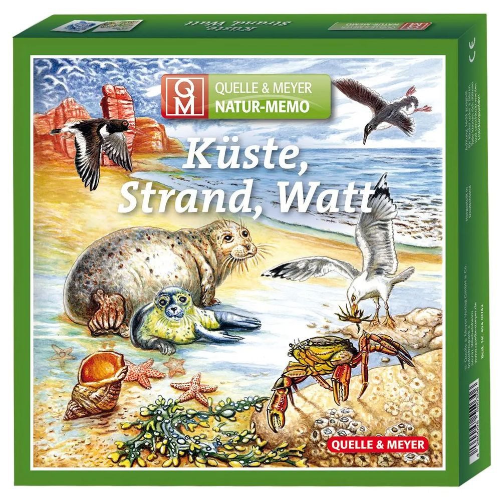 Meyer & Meyer Verlag Spiel Natur-Memo "Küste, Strand, Watt"