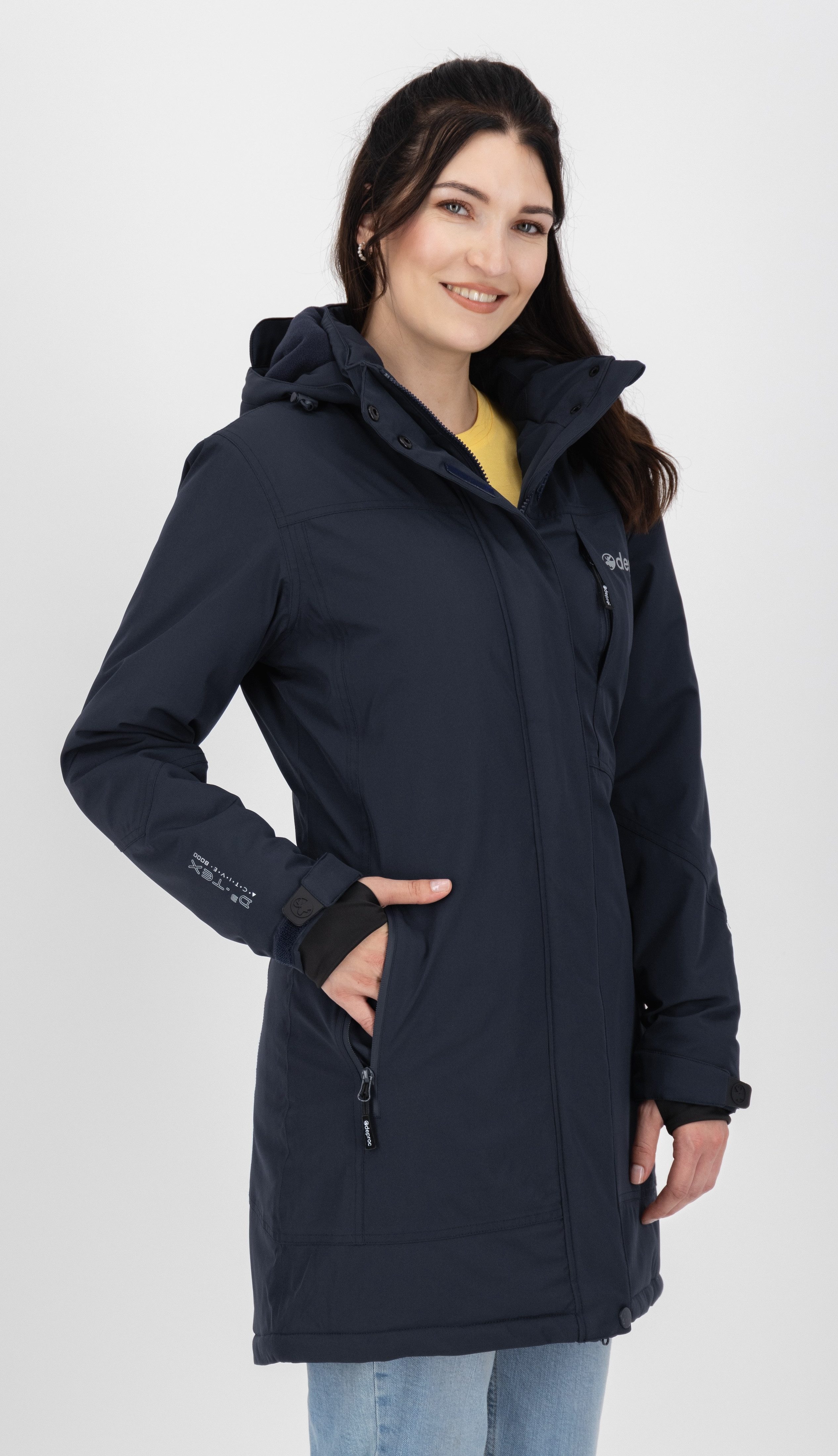 DEPROC Active Langjacke MONTREAL LONG WMN OS Übergangsjacke Kurzmantel Soft günstig online kaufen