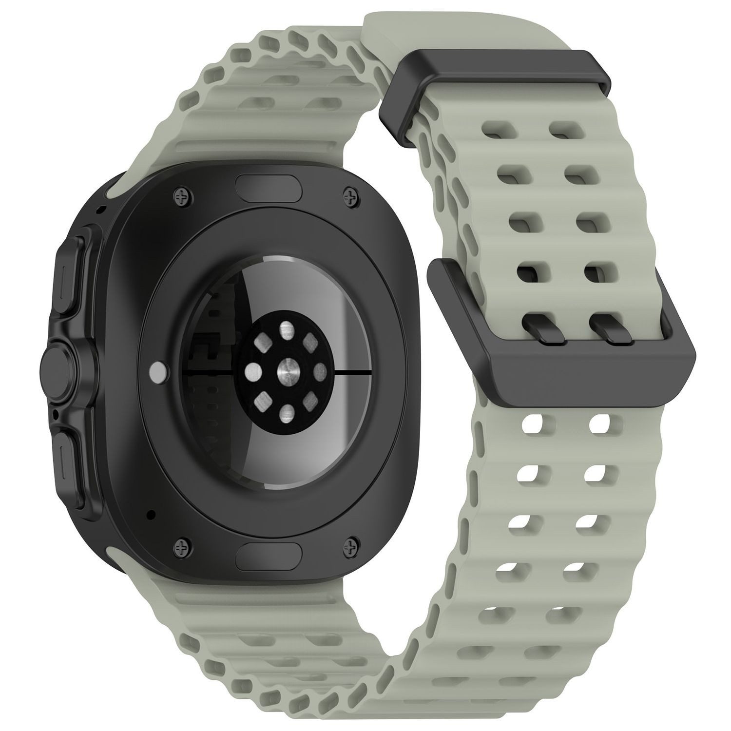 Wigento Smartwatch-Armband Für Samsung Galaxy Watch Ultra 47mm Silikon Dual günstig online kaufen