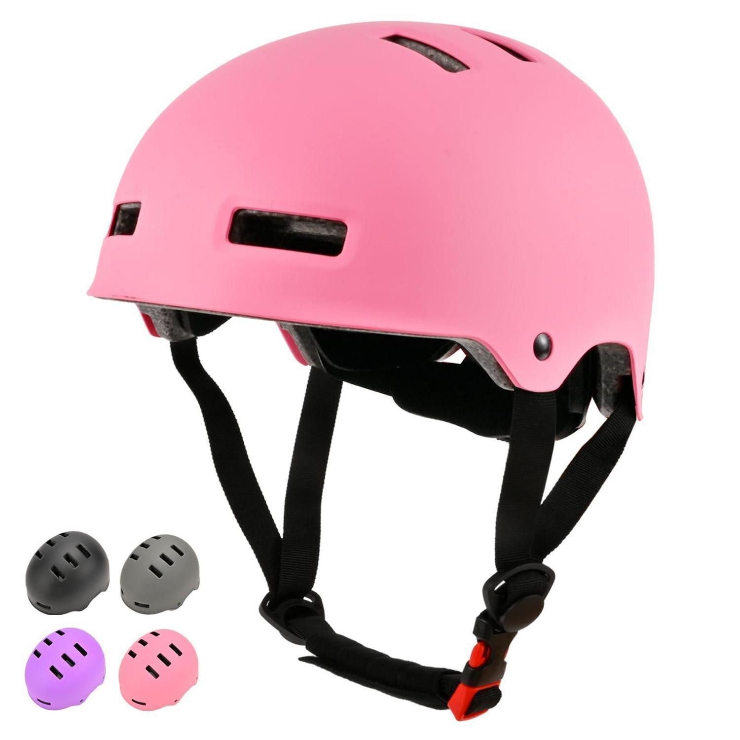 LuxusKollektion Schutzhelm Fahrradhelm Kinder Jungen Mädchen Jugend Erwachsene L Rosa