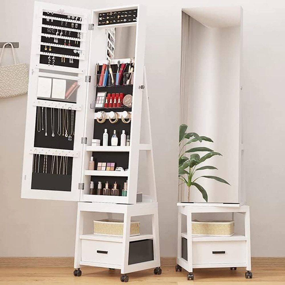 GarveeMore Schmuckschrank Spiegelschrank Wandspiegel Standspiegel Schmuck-O günstig online kaufen