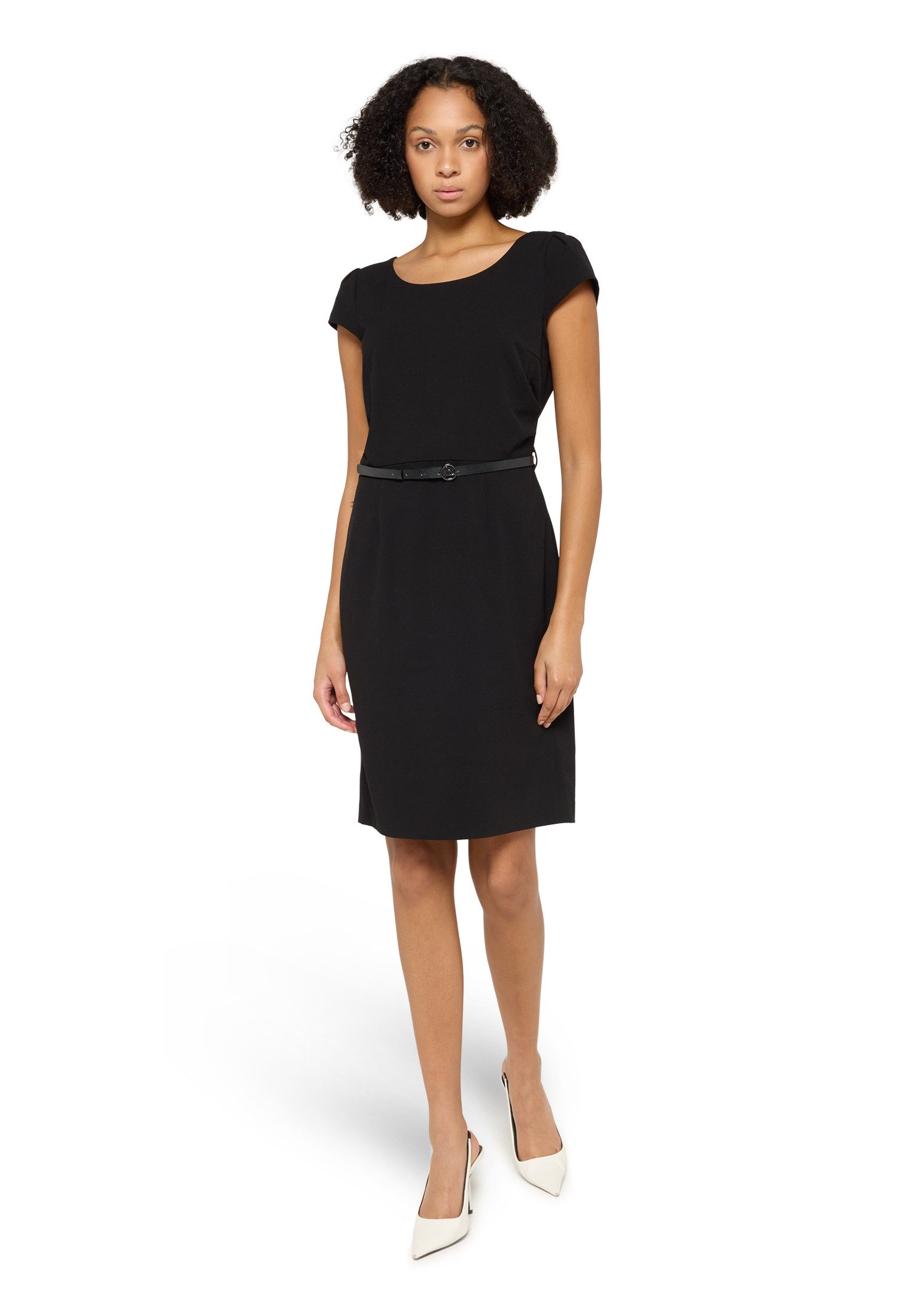 Betty&Co Etuikleid Damen Etuikleid mit Gürtel günstig online kaufen