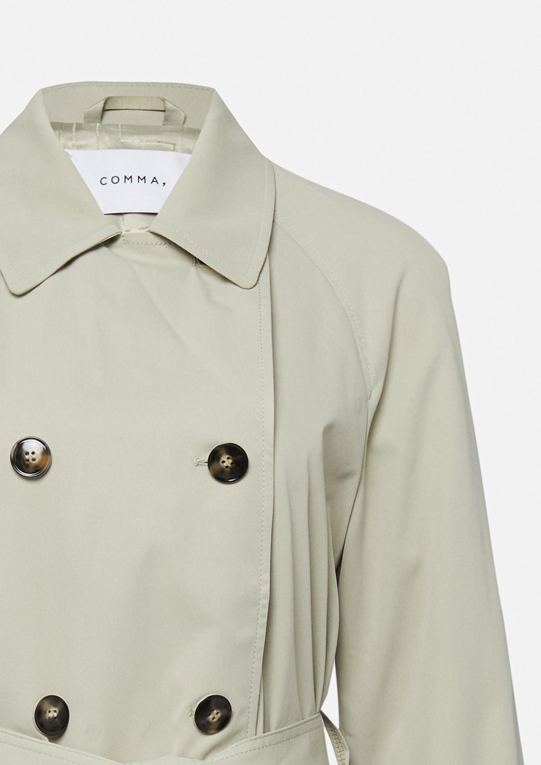comma Trenchcoat Outdoor-Mantel Klassischer Trenchcoat mit Bindegürtel