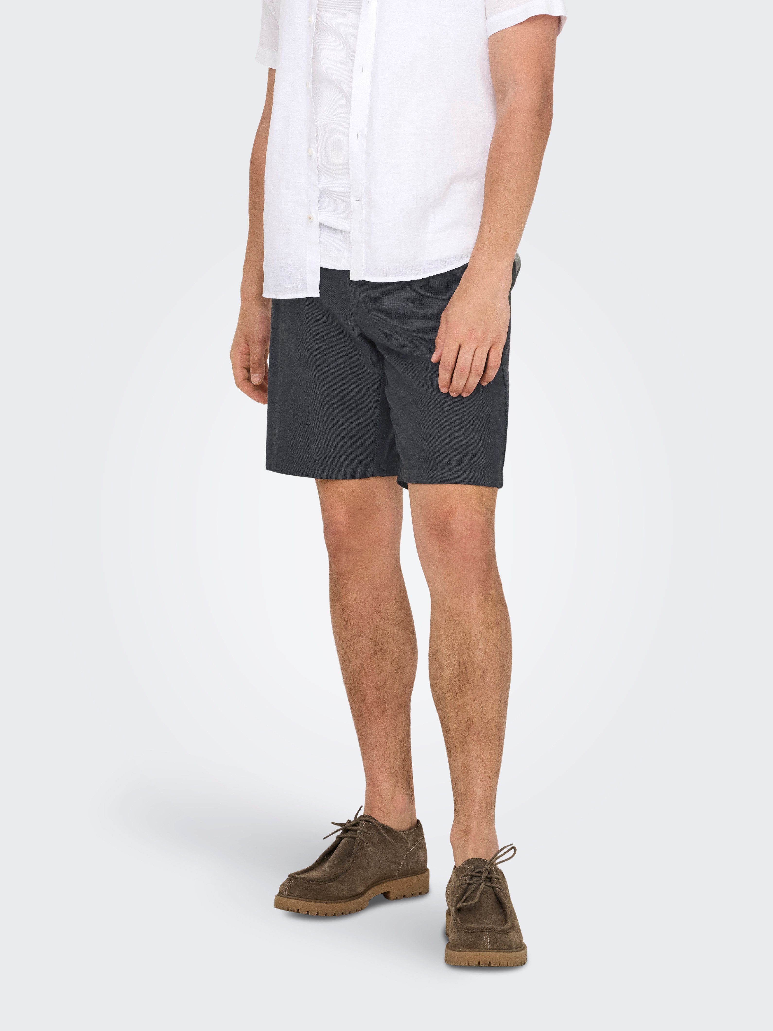 ONLY & SONS Chinoshorts ONSMARK 0011 COTTON LINEN SHORTS NOOS günstig online kaufen