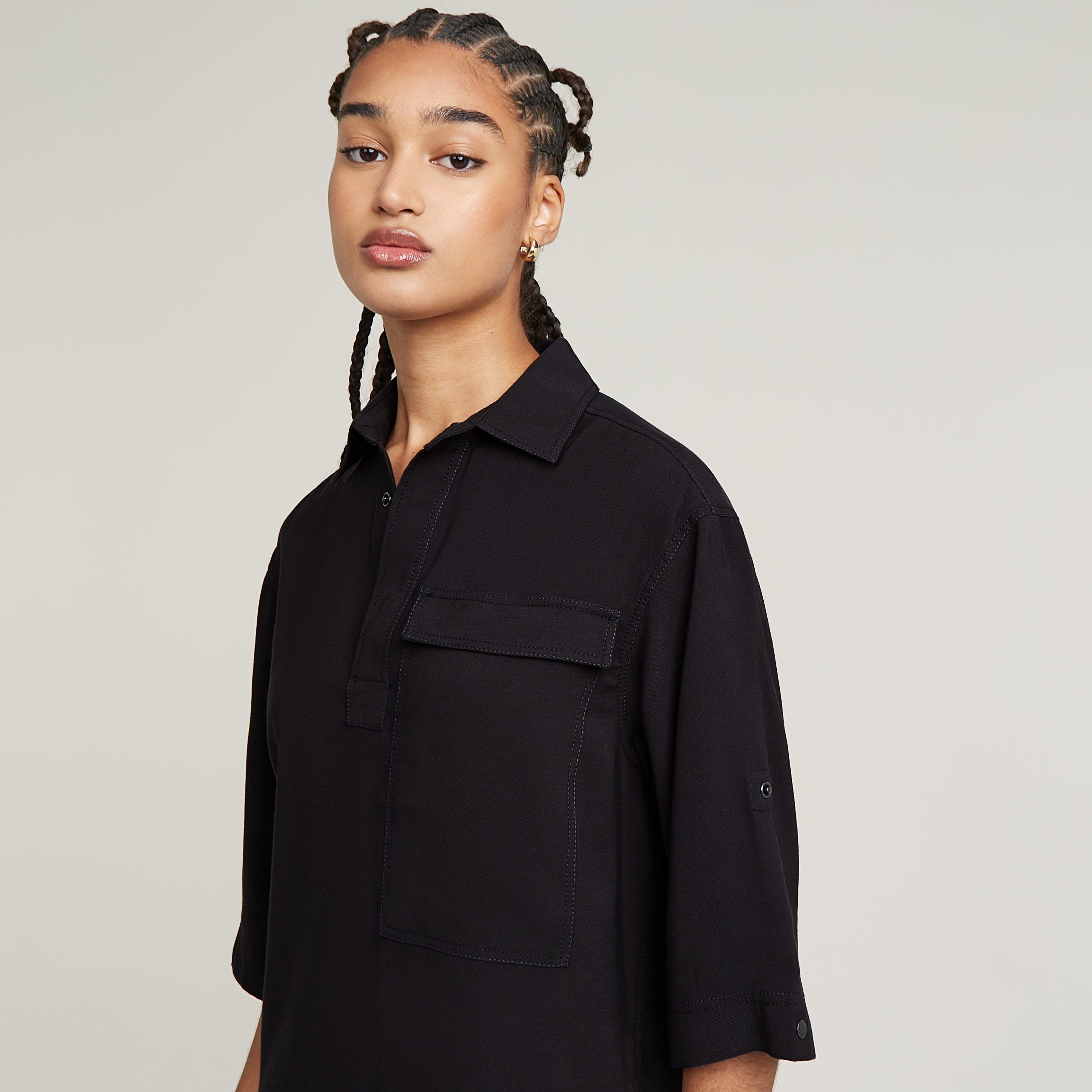 G-STAR Shirt Dress with roll-up sleeves