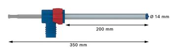 BOSCH Universalbohrer Expert SDS Clean plus, 8X Hammerbohrer-Set 14 x 200 x 350 mm