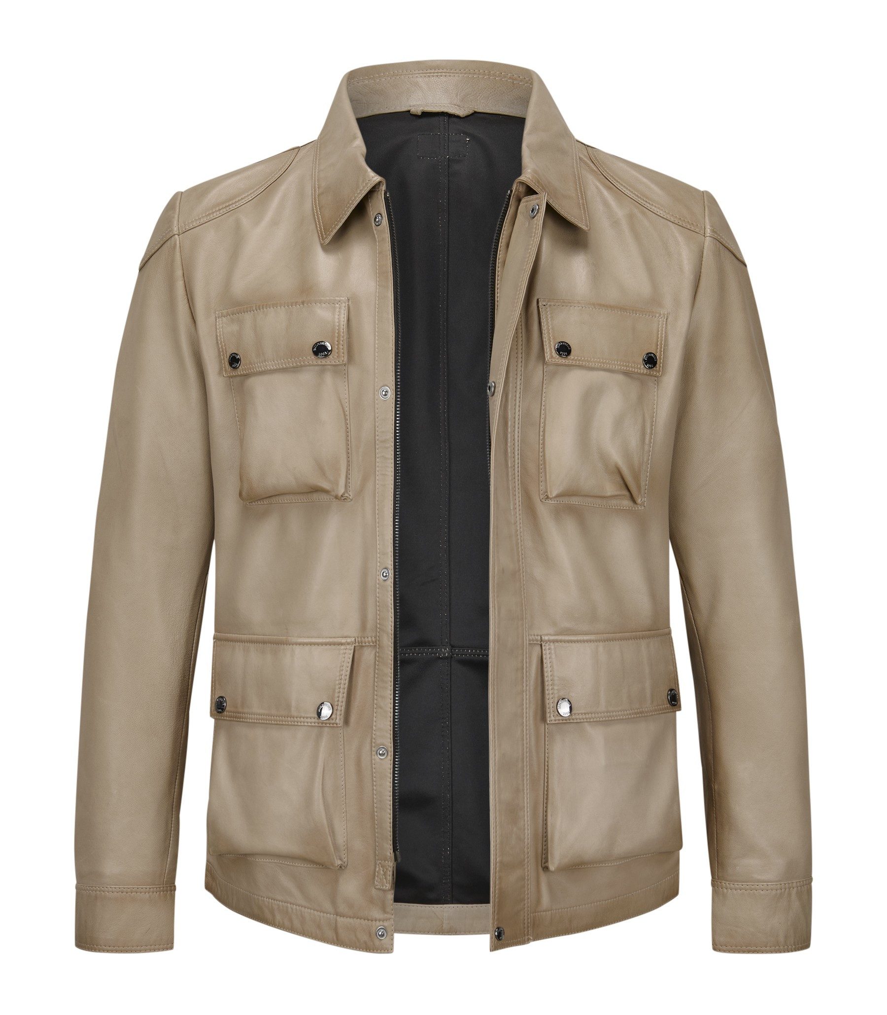 MILESTONE Lederjacke MSAlexis aus Lammleder mit aufgesetzte Taschen
