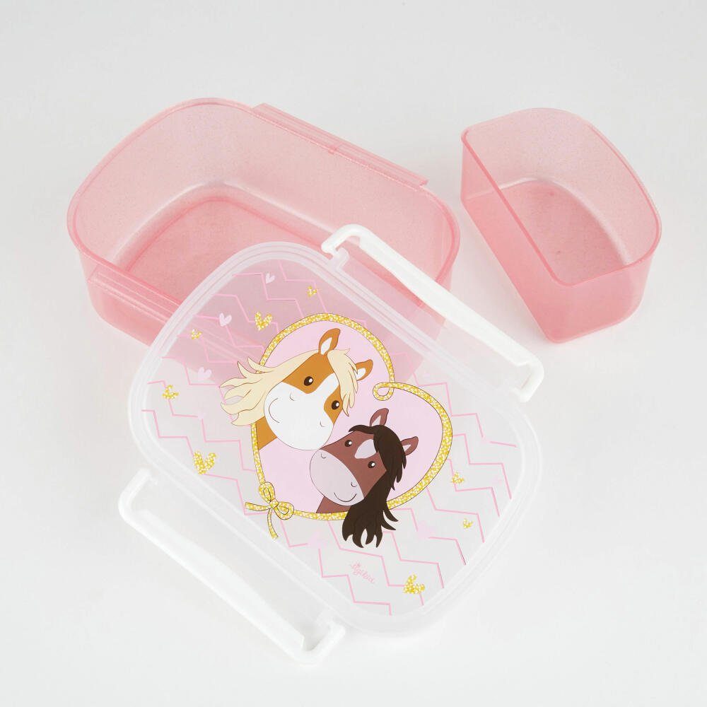 Pony Pony rosa Love, Sigikid Love, Lunchbox Kunststoff