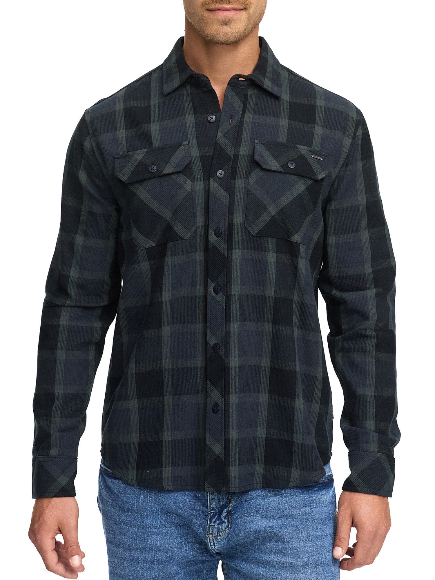 Indicode Langarmhemd Herren INPomal Herrenhemd Langarm Herren Karohemd aus günstig online kaufen