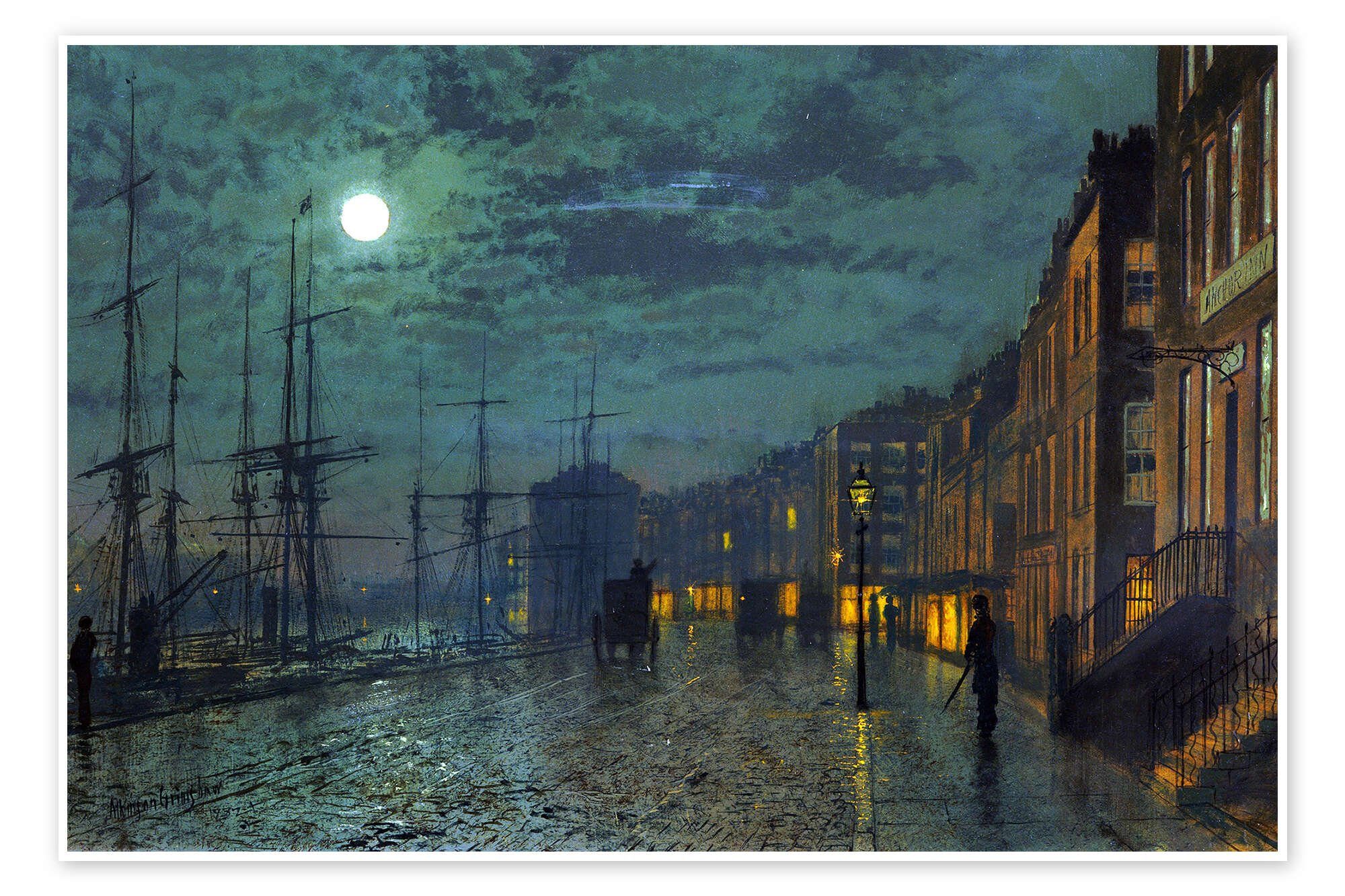Poster John Atkinson Grimshaw
