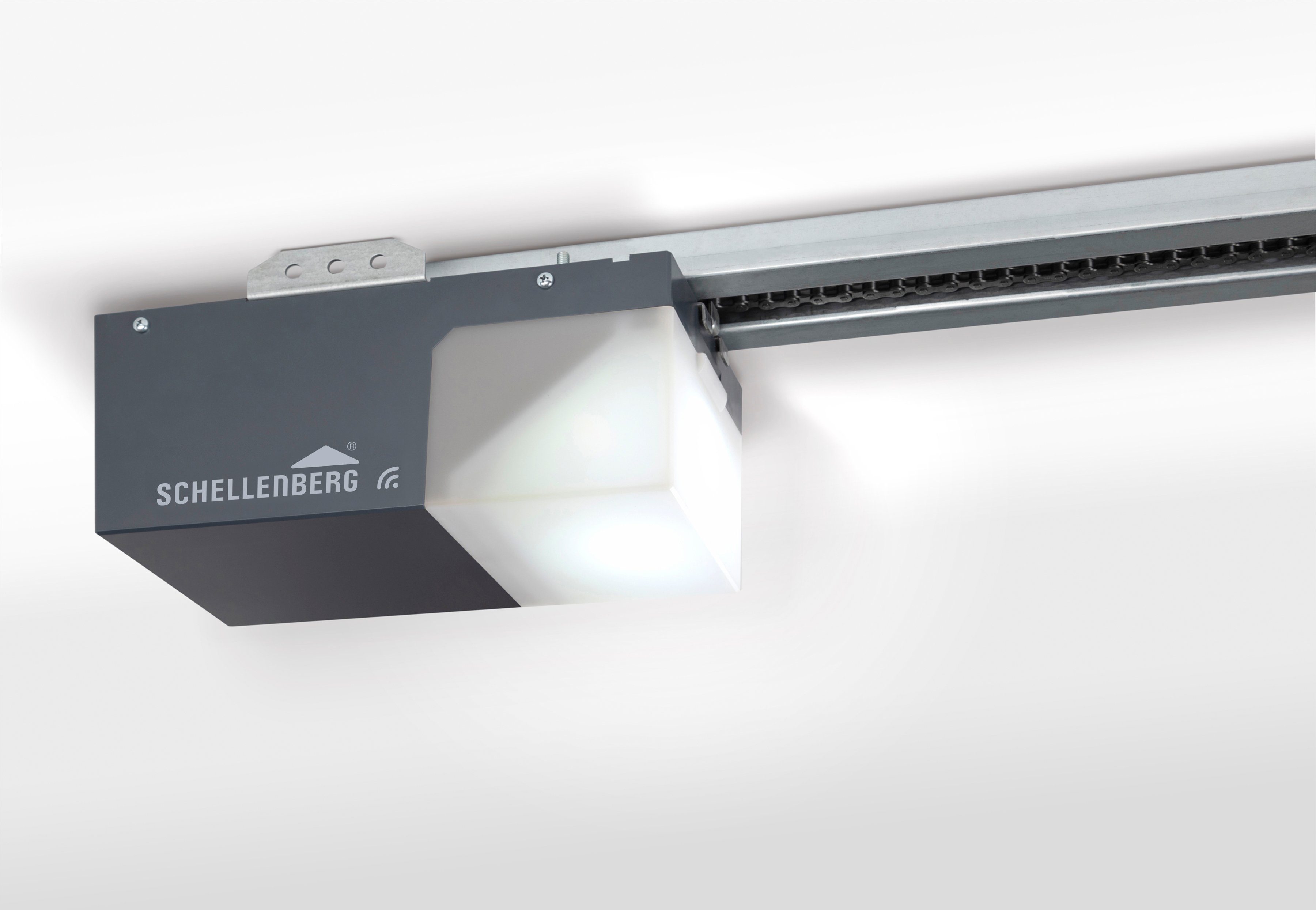 Handsender, 500N 868 MHz Garagentorantrieb 2x automatische SCHELLENBERG Zugkraft, M, Enlageneinstellung GaragentorantriebSmart (1-tlg), DRIVE