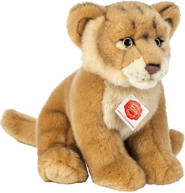 Image of Teddy Hermann Kuscheltier Löwenbaby, 27 cm, braun