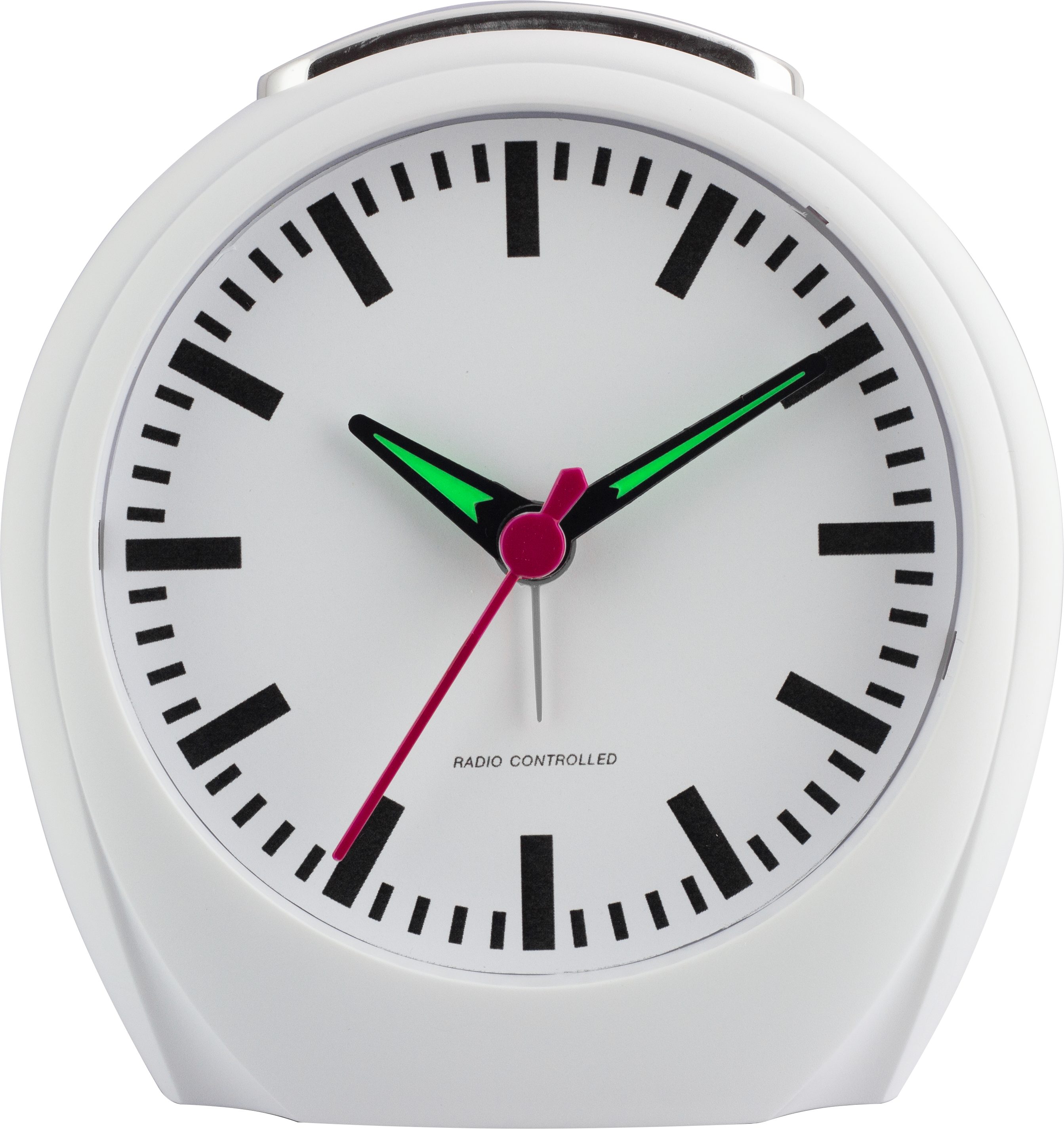 EUROTIME Funkwecker EUROTIME 495300-00 Analog Funkwecker mit Bahnhof-Ziffer günstig online kaufen